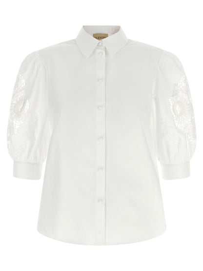 Valentino Garavani Macramé Insert Shirt