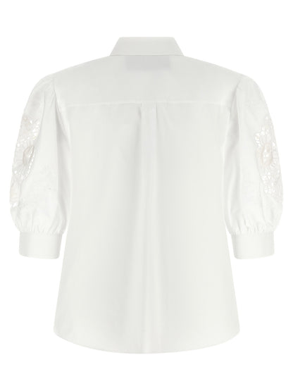 Valentino Garavani Macramé Insert Shirt