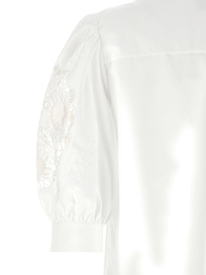 Valentino Garavani Macramé Insert Shirt