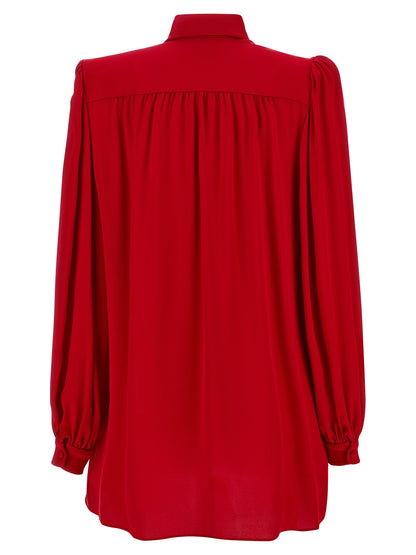 Valentino Garavani Silk Shirt With Bow