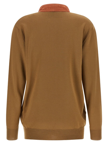 Valentino Garavani Lavallière Collar Sweater