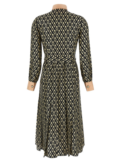 Valentino Garavani Toute La V Midi Dress