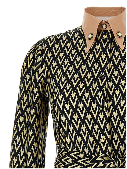 Valentino Garavani Toute La V Midi Dress