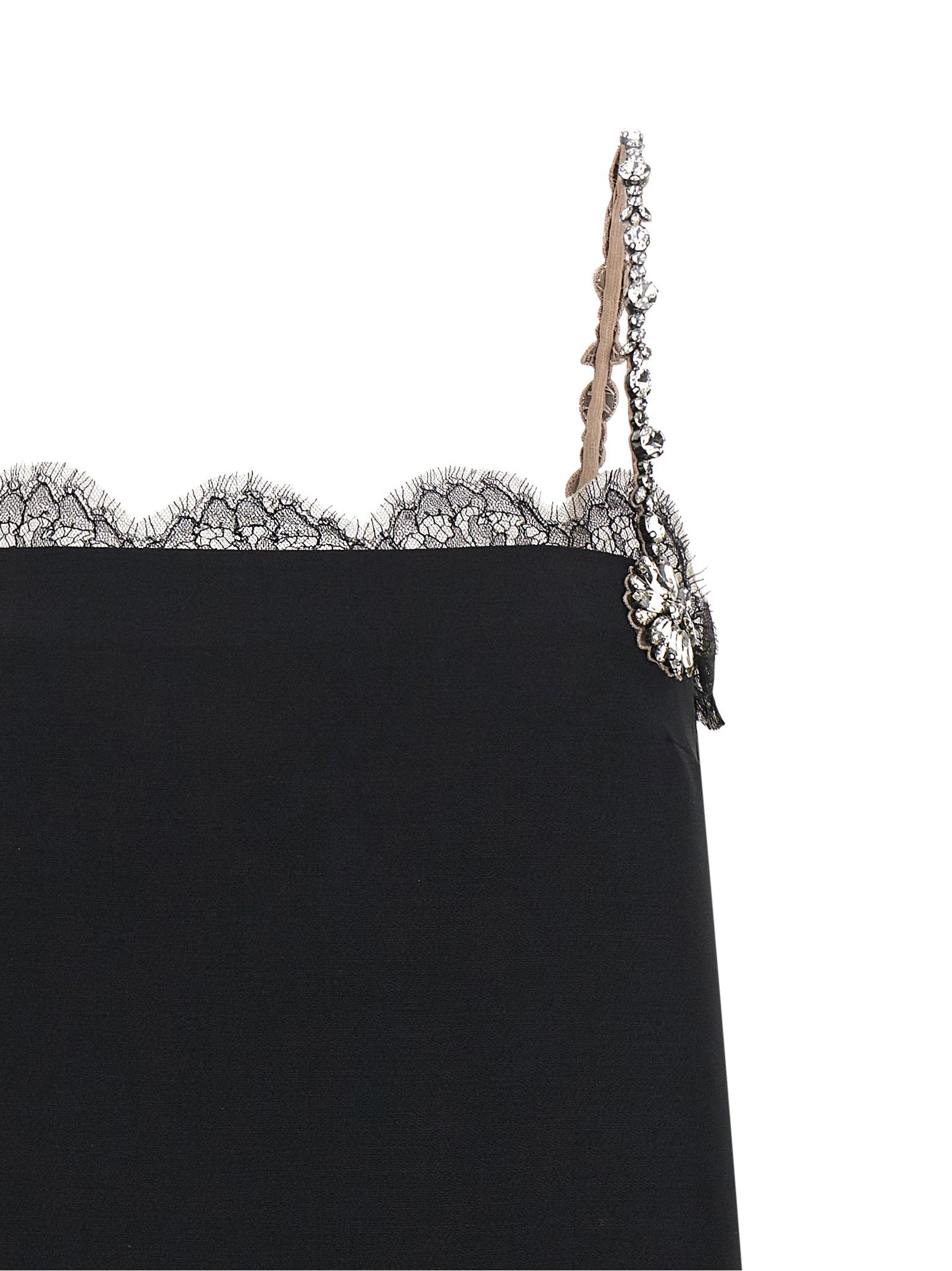 Valentino Garavani Crystal Embroidery Dress