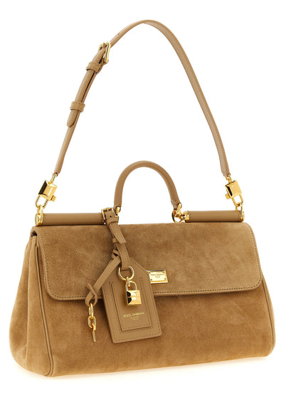 Dolce & Gabbana My Sicily Suede Handbag