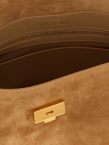 Dolce & Gabbana My Sicily Suede Handbag