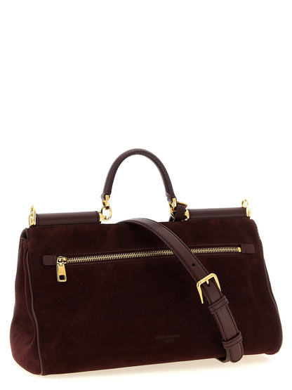 Dolce & Gabbana Medium Suede My Sicily Handbag