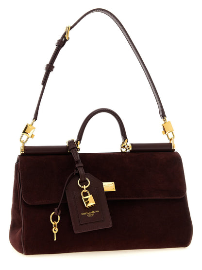 Dolce & Gabbana Medium Suede My Sicily Handbag