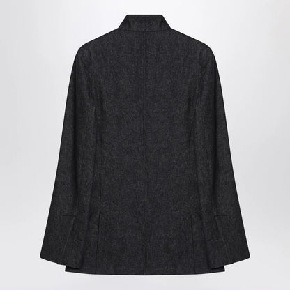 Max Mara Midnight blue jacket in cotton denim effect