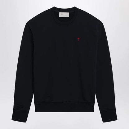 Ami Paris Ami De Coeur midnight blue sweatshirt