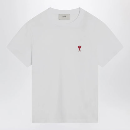 Ami Paris White Ami De Coeur T-shirt