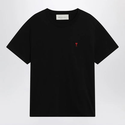 Ami Paris Black Ami De Coeur T-shirt