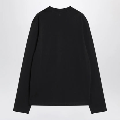 Ami Paris Black Ami De Coeur T-shirt