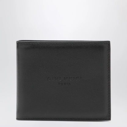 Givenchy Embossed-logo calf leather wallet in black