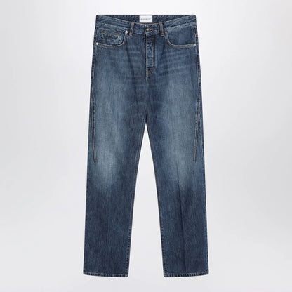 Givenchy Straight jeans dark blue washed effect