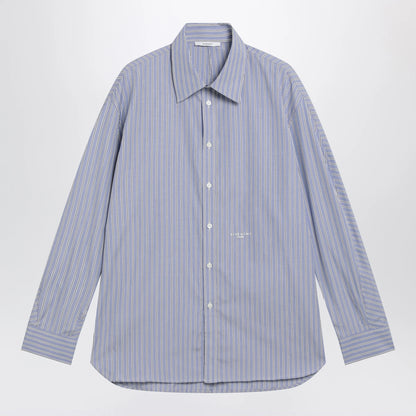 Givenchy White/blue striped poplin shirt