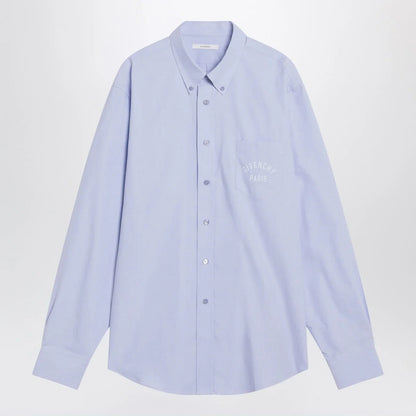 Givenchy Light blue button-down shirt in cotton