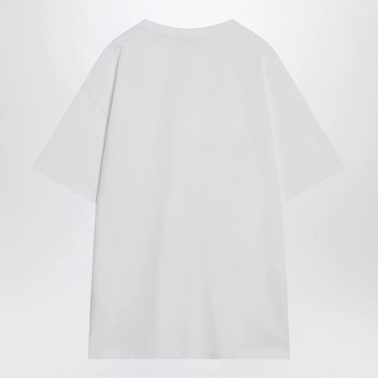 Givenchy White cotton T-shirt with logo patch
