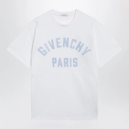 Givenchy White T-shirt with logo embroidery