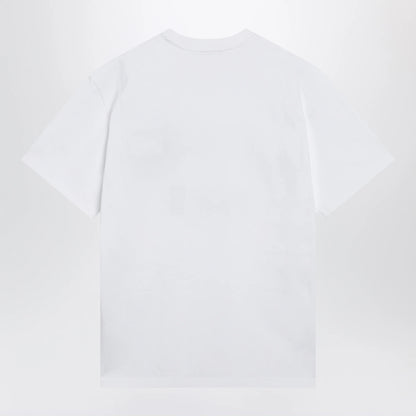 Givenchy White T-shirt with logo embroidery