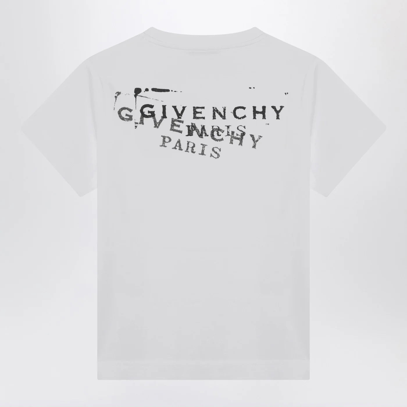 Givenchy White cotton T-shirt with logo print