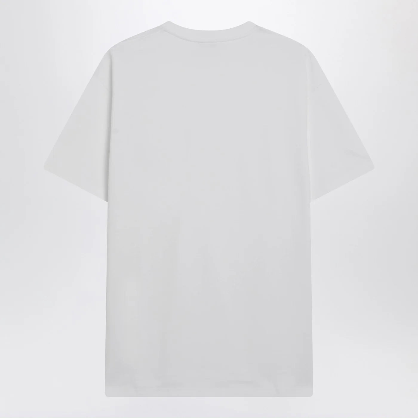 Givenchy White cotton and silk T-shirt with jacquard logo