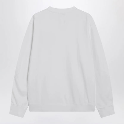 Givenchy White Couture Seam sweatshirt with embroidered logo