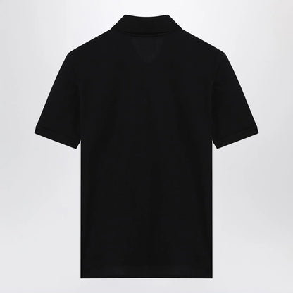 Givenchy Dark blue polo shirt with logo embroidery