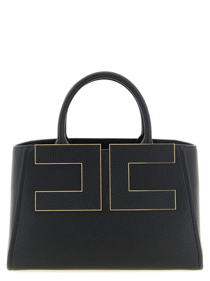 Elisabetta Franchi Maxi Logo Shopping Bag