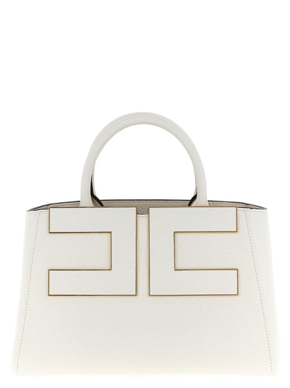 Elisabetta Franchi Maxi Logo Shopping Bag