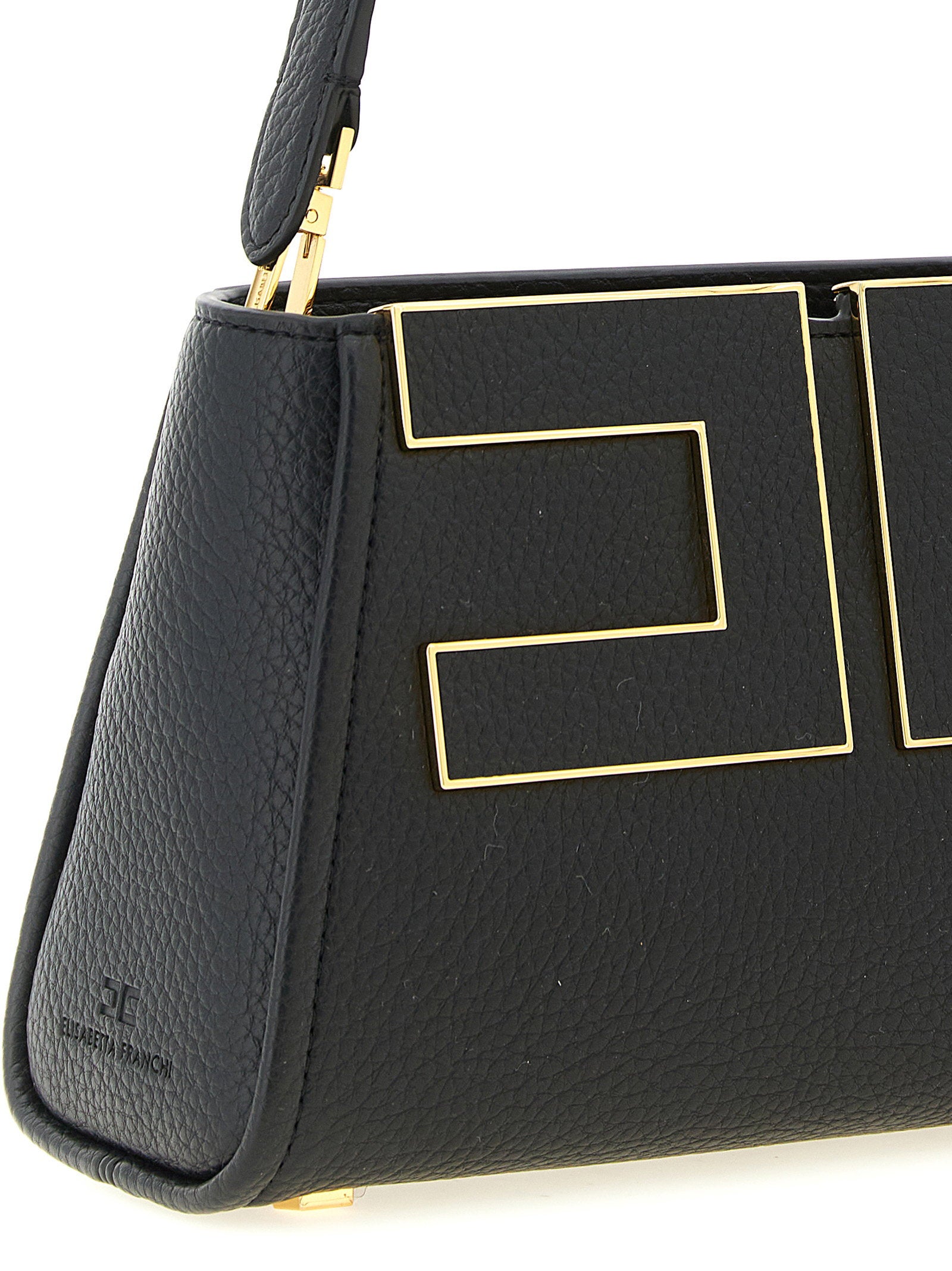 Elisabetta Franchi Maxi Logo Handbag