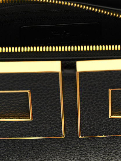 Elisabetta Franchi Maxi Logo Handbag