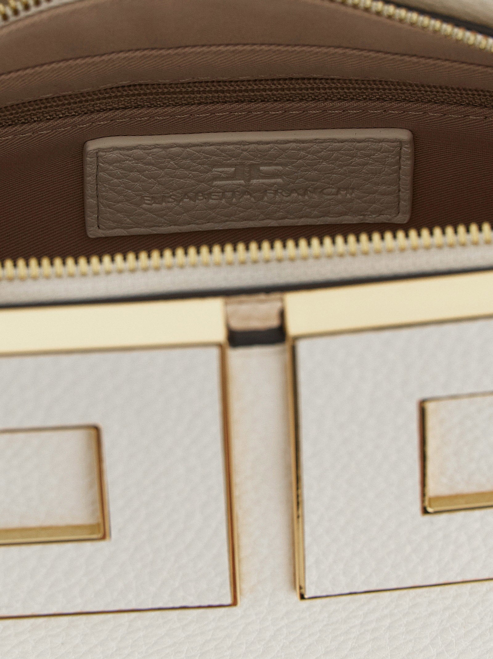 Elisabetta Franchi Maxi Logo Handbag