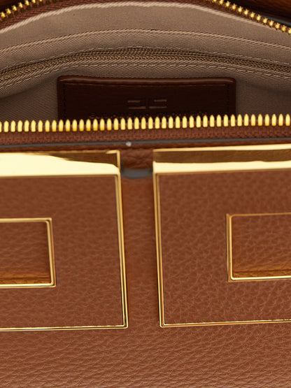 Elisabetta Franchi Maxi Logo Handbag