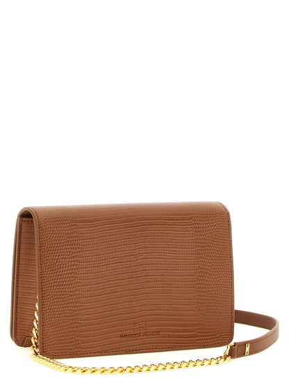 Elisabetta Franchi Lizard Print Crossbody Bag