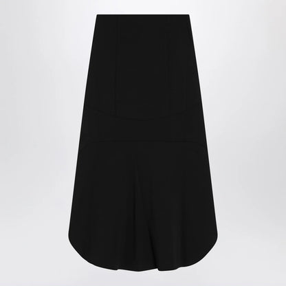 Givenchy Black Milan stitch skirt with buttons