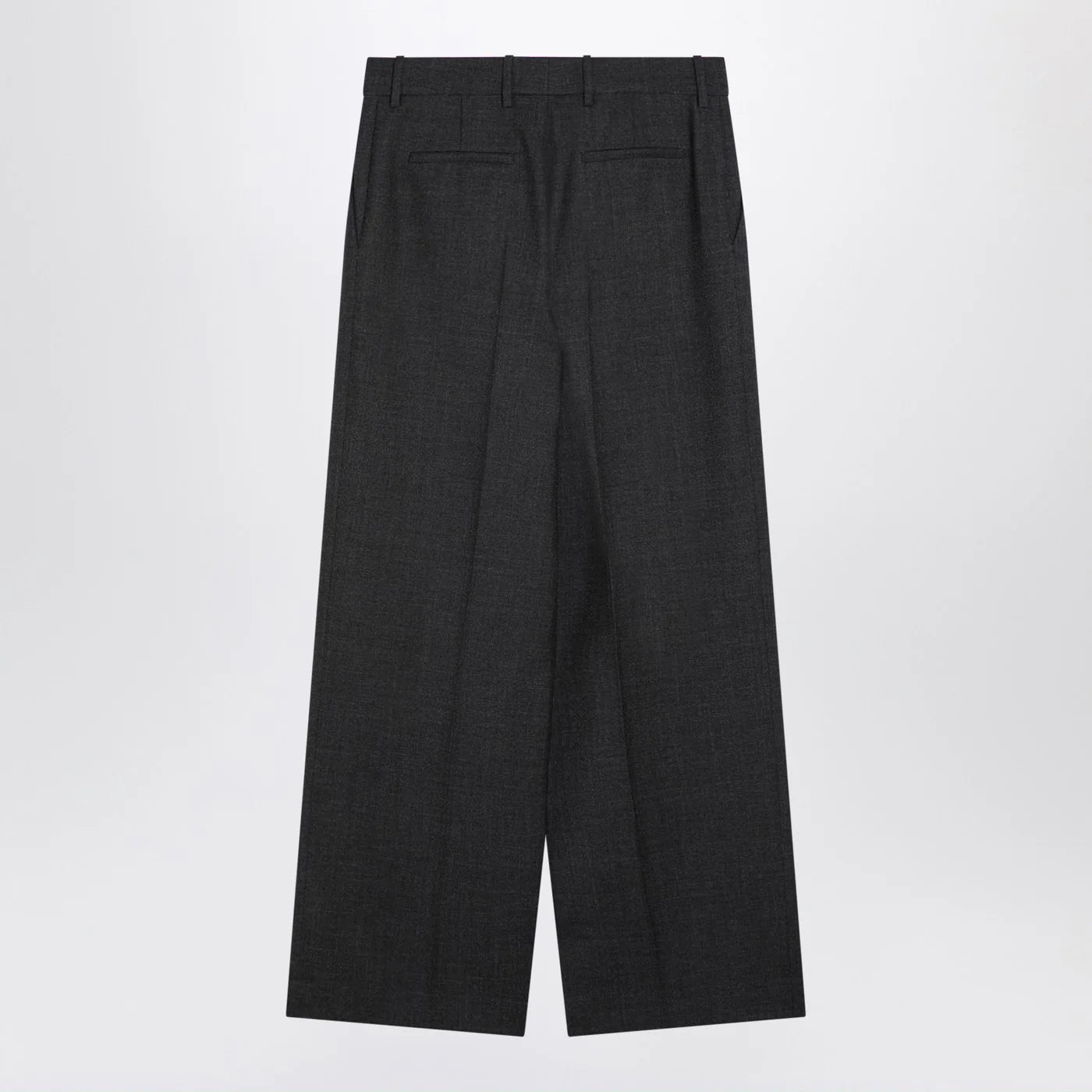 Givenchy Dark grey wool wide trousers