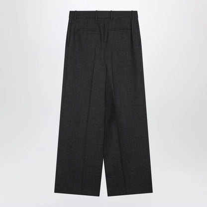 Givenchy Dark grey wool wide trousers