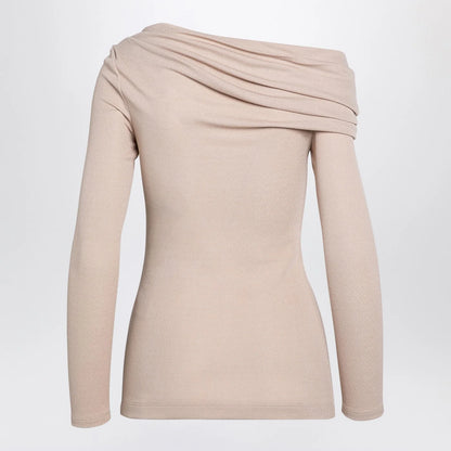 Givenchy Beige sweater with bare shoulder