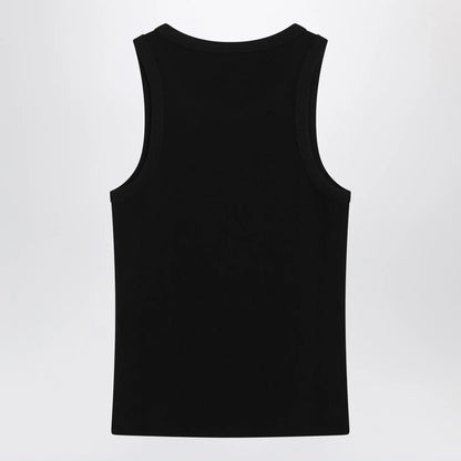Givenchy Black slim-cut tank top with logo