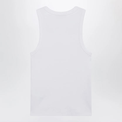 Givenchy White slim-fit tank top with logo