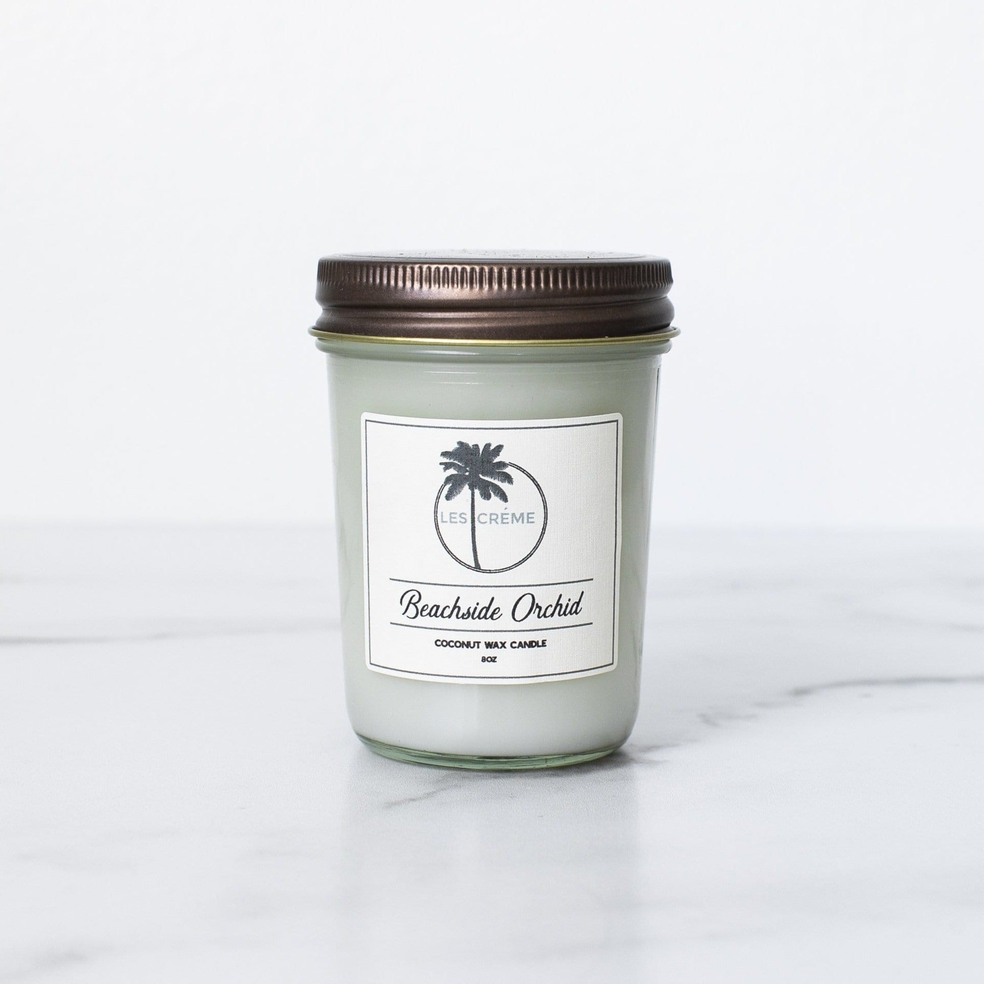 Beachside Orchid Scent Coconut Wax Candle