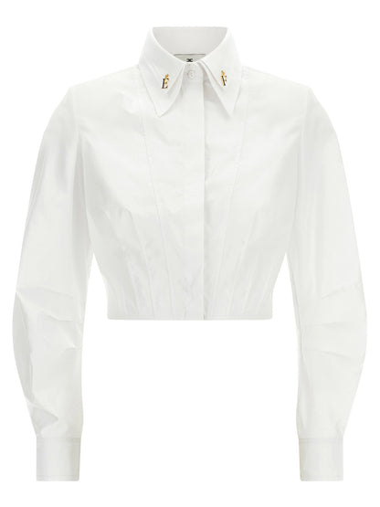 Elisabetta Franchi Double-layer Collar Shirt