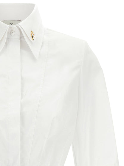 Elisabetta Franchi Double-layer Collar Shirt