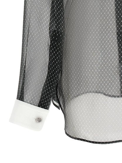Tom Ford Lozenge Chiffon Shirt