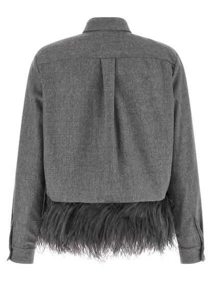 Fabiana Filippi Feather Shirt