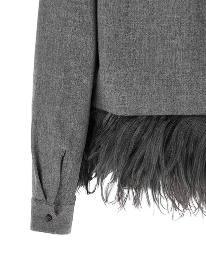 Fabiana Filippi Feather Shirt