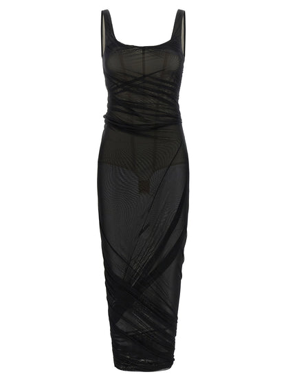 The Attico Dress With Transparencies