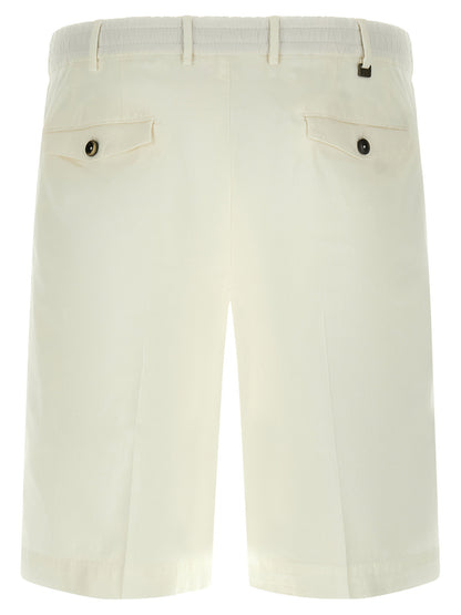 Pt Torino Stretch Cotton Bermuda Shorts
