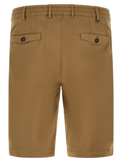 Pt Torino Stretch Cotton Bermuda Shorts